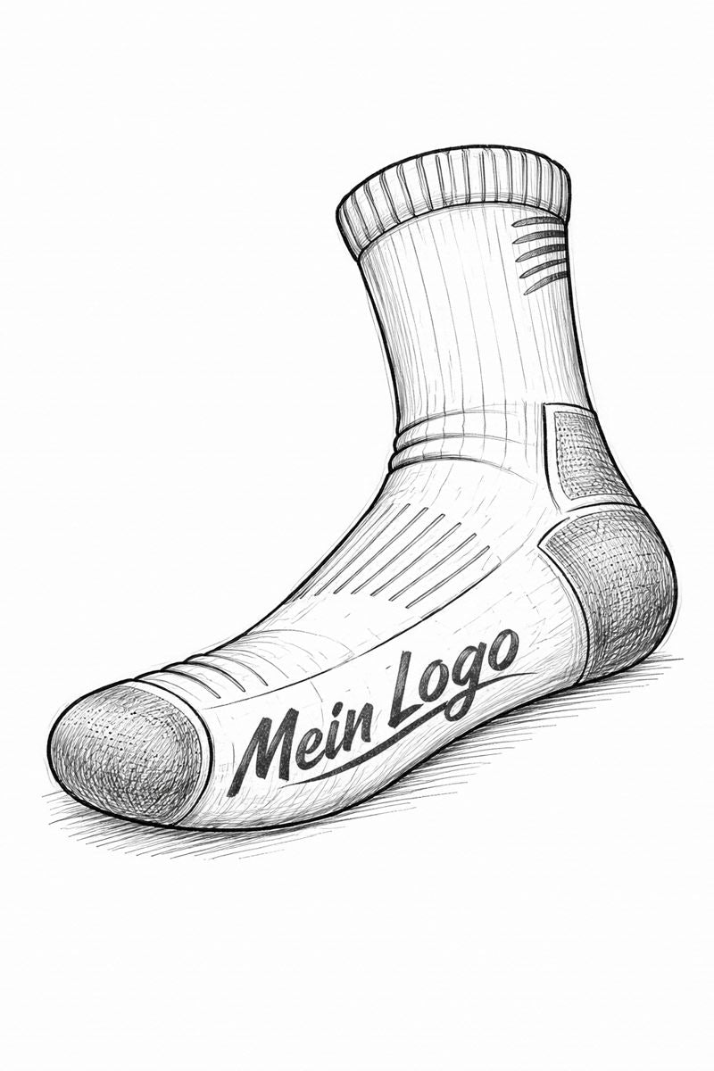 Firmensocken mit Deinem Logo 2,70€